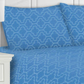 Moroccan Trellis Cotton Flannel 2 Piece Pillowcase Set